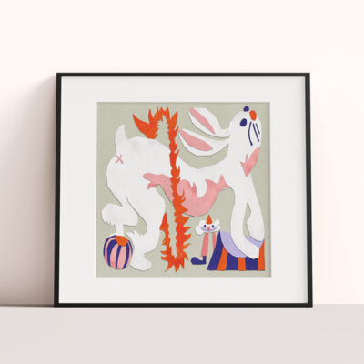 Cyrk, plakat 20 x 20 cm