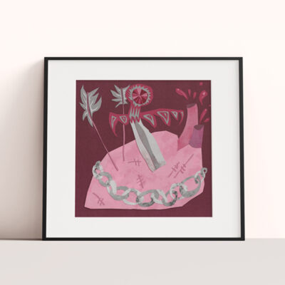 Serce, plakat 20 x 20 cm