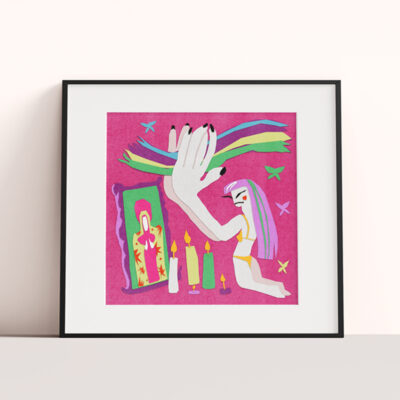 Holy, plakat 20 x 20 cm